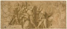 Family of Darius before Alexander; Prisoners before a Senator, n.d. Creator: Unknown