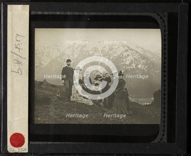 Family & Friends at Mittenwalk, c. 1884. Creator: Alfred Stieglitz.