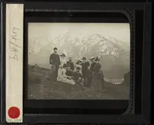 Family & Friends at Mittenwalk, c. 1884. Creator: Alfred Stieglitz