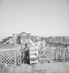Family from Oklahoma; have been in California for 6 years..., near Fresno, California, 1939 Creator: Dorothea Lange