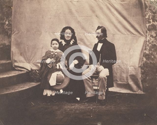 [Family Group], 1854. Creator: Charles Nègre.