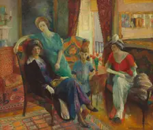 Family Group, 1910/1911. Creator: William James Glackens