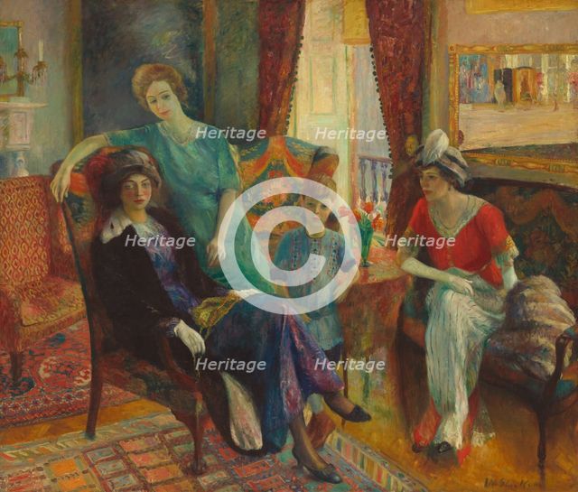 Family Group, 1910/1911. Creator: William James Glackens.