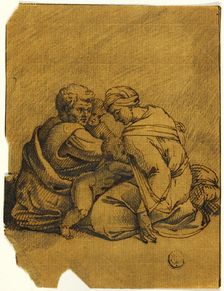 Family Group: Ozias, King of Judah, Nursed by his Mother, n.d. Creator: Unknown