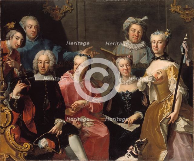 Family Group, c18th century. Creator: Martin van Meytens.