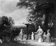 Family Group in a Landscape, ca. 1645. Creator: Jacques d'Arthois