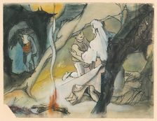 Family in the Mountains, 1940-1944. Creator: Ján Novák