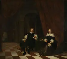 Family Portrait, 1654. Creator: Gerrit Lundens