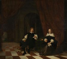 Family Portrait, 1654. Creator: Gerrit Lundens