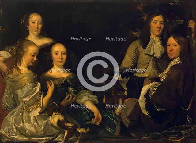 Family Portrait, 1660. Creator: Bartholomeus van der Helst.