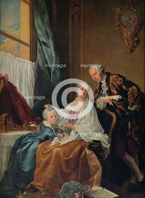 'Family Portrait', 1756. Artist: Francois Hubert Drouais.