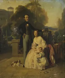 Family Portrait, 1840. Creator: Eugène Emmanuel Amaury-Duval