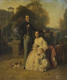 Family Portrait, 1840. Creator: Eugène Emmanuel Amaury-Duval