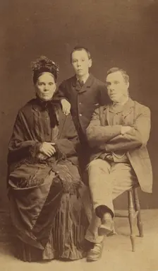 Family portrait, 1860s. Creator: Andrew Charles