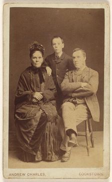 Family portrait, 1860s. Creator: Andrew Charles