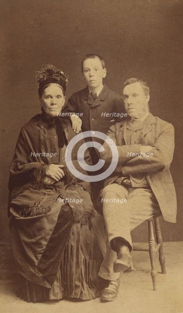 Family portrait, 1860s. Creator: Andrew Charles.