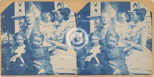 Family portrait, about 1900. Creator: Unknown.