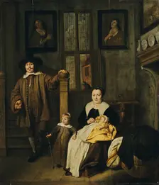 Family portrait, between 1622 and 1640. Creator: Thomas de Keyser