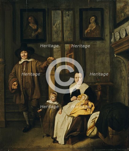 Family portrait, between 1622 and 1640. Creator: Thomas de Keyser.