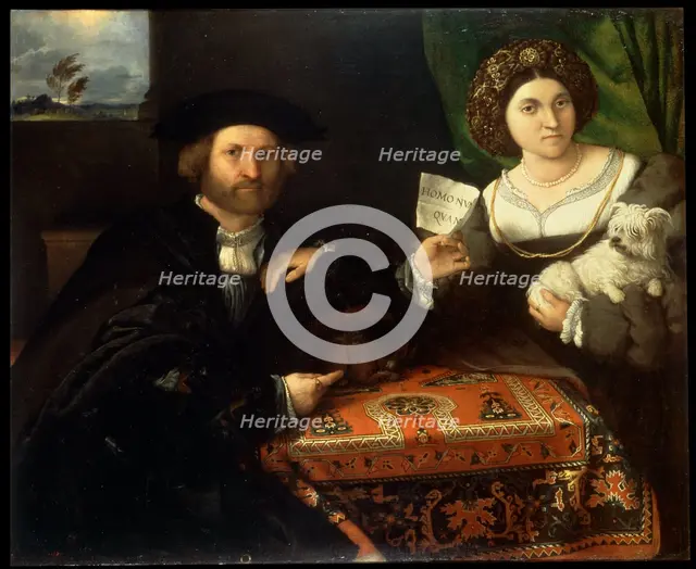 'Family Portrait', c1523. Artist: Lorenzo Lotto