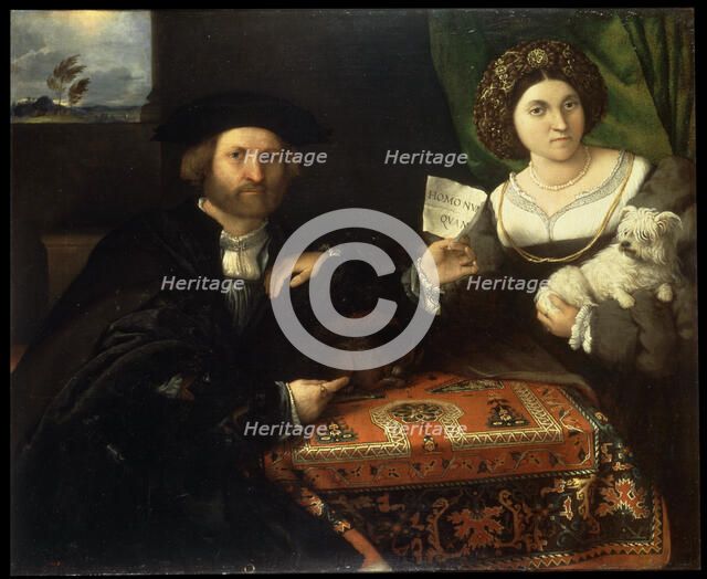 'Family Portrait', c1523. Artist: Lorenzo Lotto