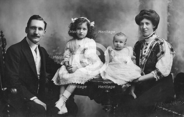Family portrait, c1900s-c1910s(?). Artist: Unknown