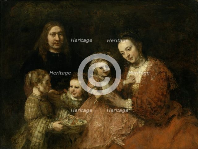 Family portrait, ca 1665. Artist: Rembrandt van Rhijn (1606-1669)