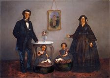 Family Portrait, ca. 1855. Creators: W. Penny, WL Germon