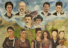 Family portrait (Unfinished), 1949-1950. Creator: Kahlo, Frida (1907-1954)