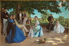 Family Reunion or Family Portrait , 1867