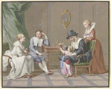 Family scene. Creator: Friedrich Tischbein
