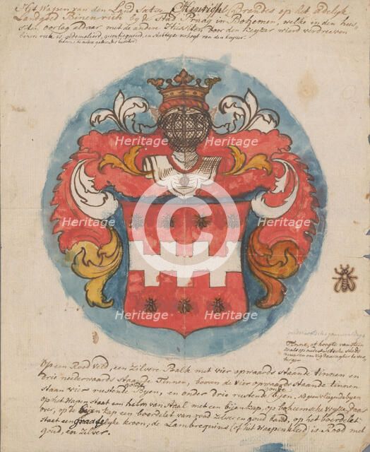 Family tree of Henrich Brandes, c.1760-c.1790. Creator: Jan Brandes.