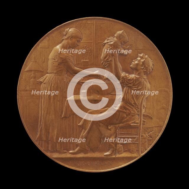 Family Values [obverse], 1891. Creator: Jules Clément Chaplain.