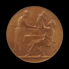 Family Values [obverse], 1891. Creator: Jules Clément Chaplain
