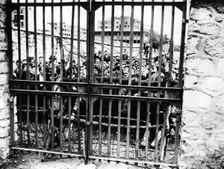 Families awaiting news of their loved ones, Air Ministry, Paris 1944