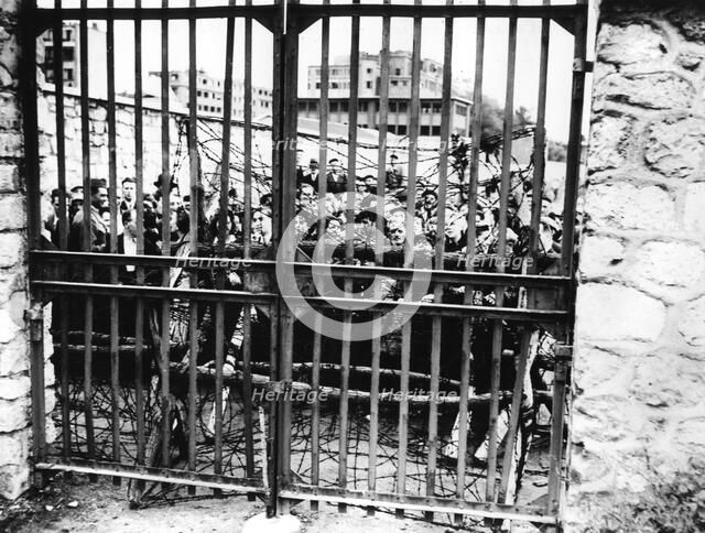 Families awaiting news of their loved ones, Air Ministry, Paris 1944. Artist: Unknown
