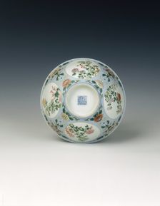 Famille rose bowl, Qing dynasty, China, 1736-1795. Creator: Unknown