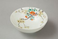 Famille rose bowl with floral decoration, 20th century. Creator: Unknown