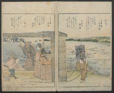 Famous Sites of Edo, 1800. Creator: Hokusai