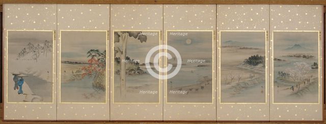 Famous Sites of Edo, Edo period, 1797-1858. Creator: Ando Hiroshige.