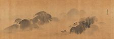 Famous Themes for Painting Study Known as "The Garden of Painting" (Gaen) , 1670. Creator: Kanô Tan'yû