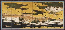 Famous Views of Omi, 1660s-90s. Creator: Unknown