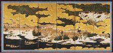 Famous Views of Omi, 1660s-90s. Creator: Unknown