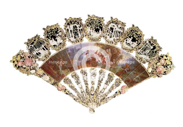 Fan, 1730. Artist: Anonymous master  