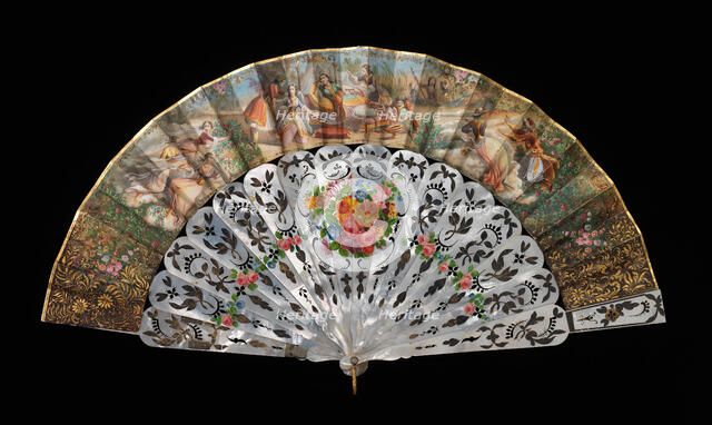 Fan, 1855-65. Creator: Unknown.