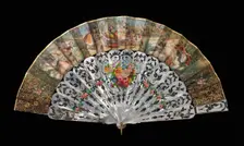Fan, 1855-65. Creator: Unknown