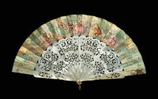 Fan, 1860-70. Creator: Unknown