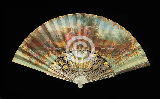 Fan, 1870-90. Creator: Unknown.