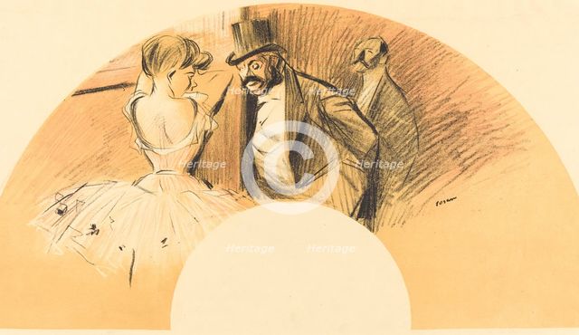 Fan, 1903. Creator: Jean Louis Forain.