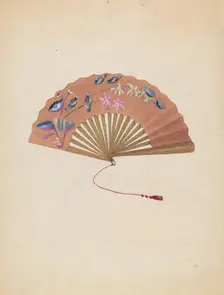Fan, 1935/1942. Creator: Bessie Forman